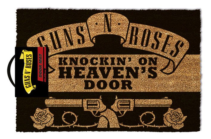 SU ORDINAZIONE Guns N' Roses Doormat Knockin' On Heaven's Door 40 x 57 cm *PREZZO SPECIALE*