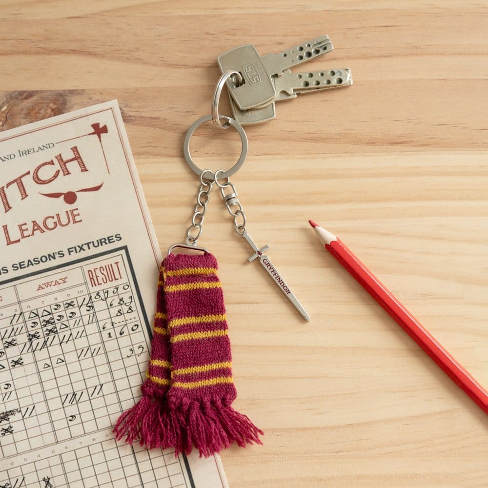 🧪 LAB | SU ORDINAZIONE Harry Potter Keyring Gryffindor Scarf 15 cm