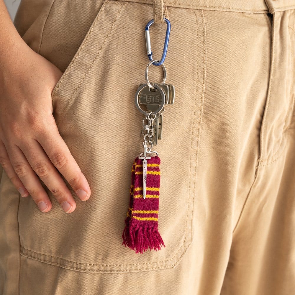 🧪 LAB | SU ORDINAZIONE Harry Potter Keyring Gryffindor Scarf 15 cm