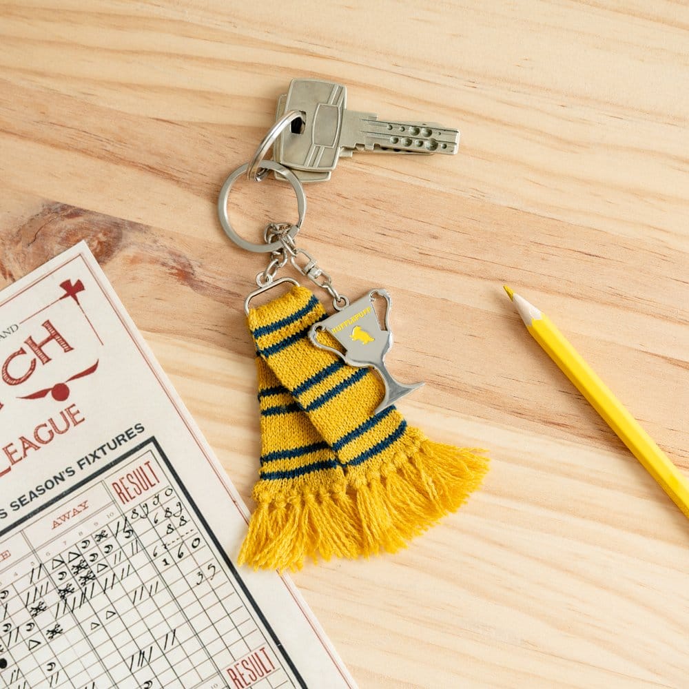 🧪 LAB | SU ORDINAZIONE Harry Potter Keyring Hufflepuff Scarf 15 cm