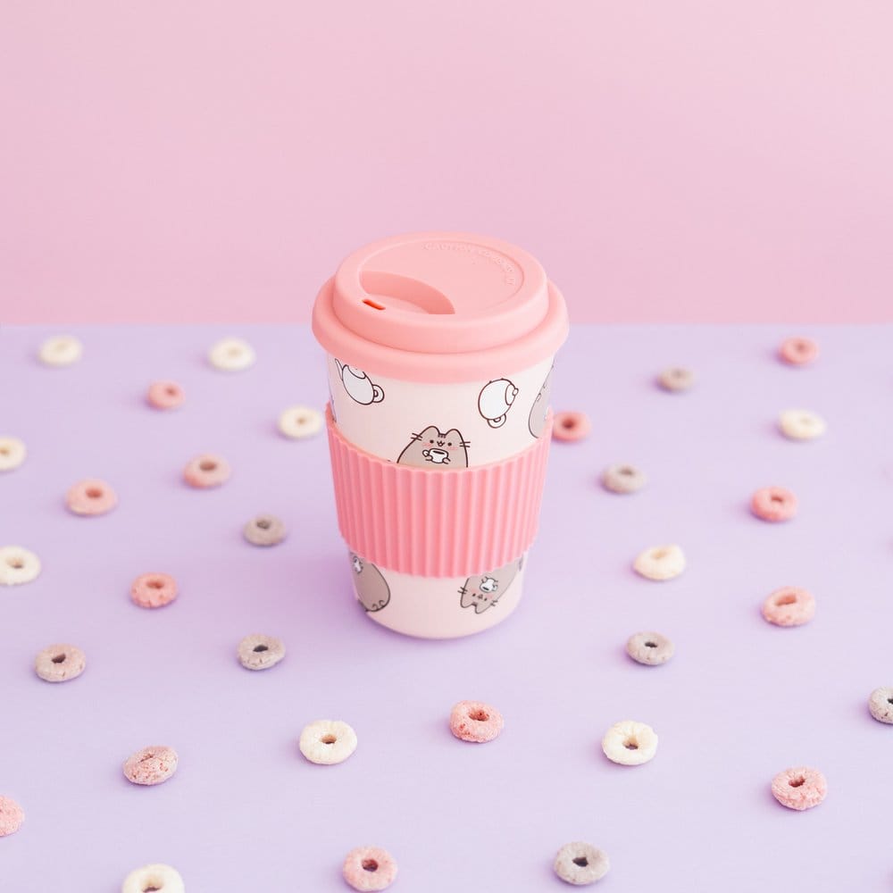 🧪 LAB | SU ORDINAZIONE Pusheen Ceramic Mug with Lid 400 ml