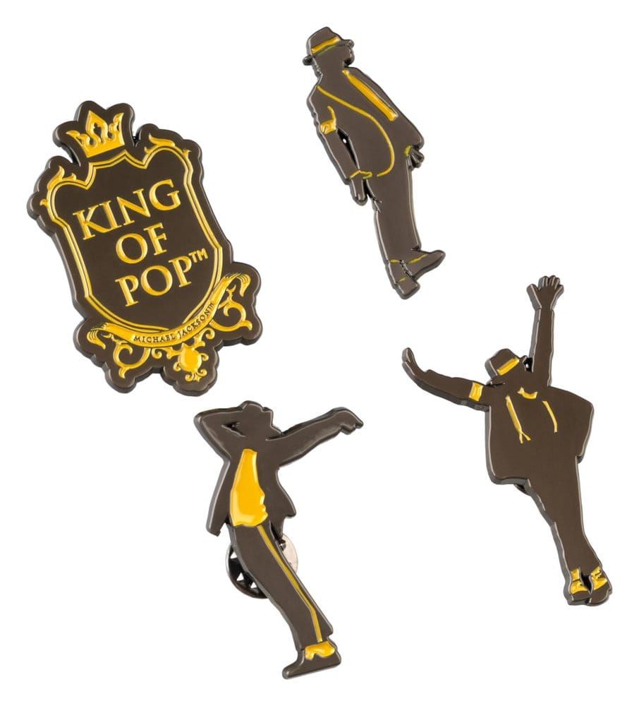 🧪 LAB | SU ORDINAZIONE Michael Jackson Pin Badges Set (4)