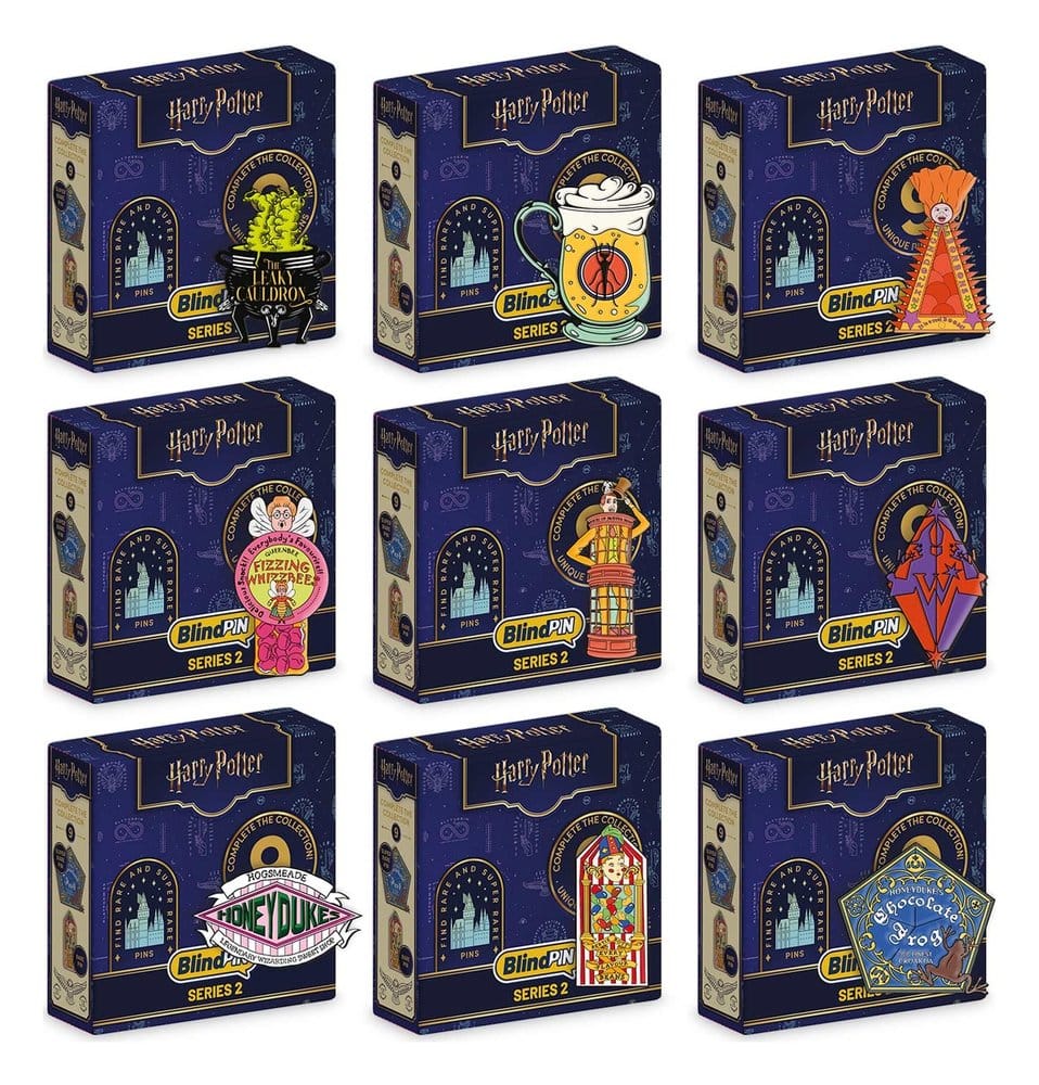🧪 LAB | PREORDINE+ 05/2027 Harry Potter Mystery Pins Series 2 Blind Box Display (24)