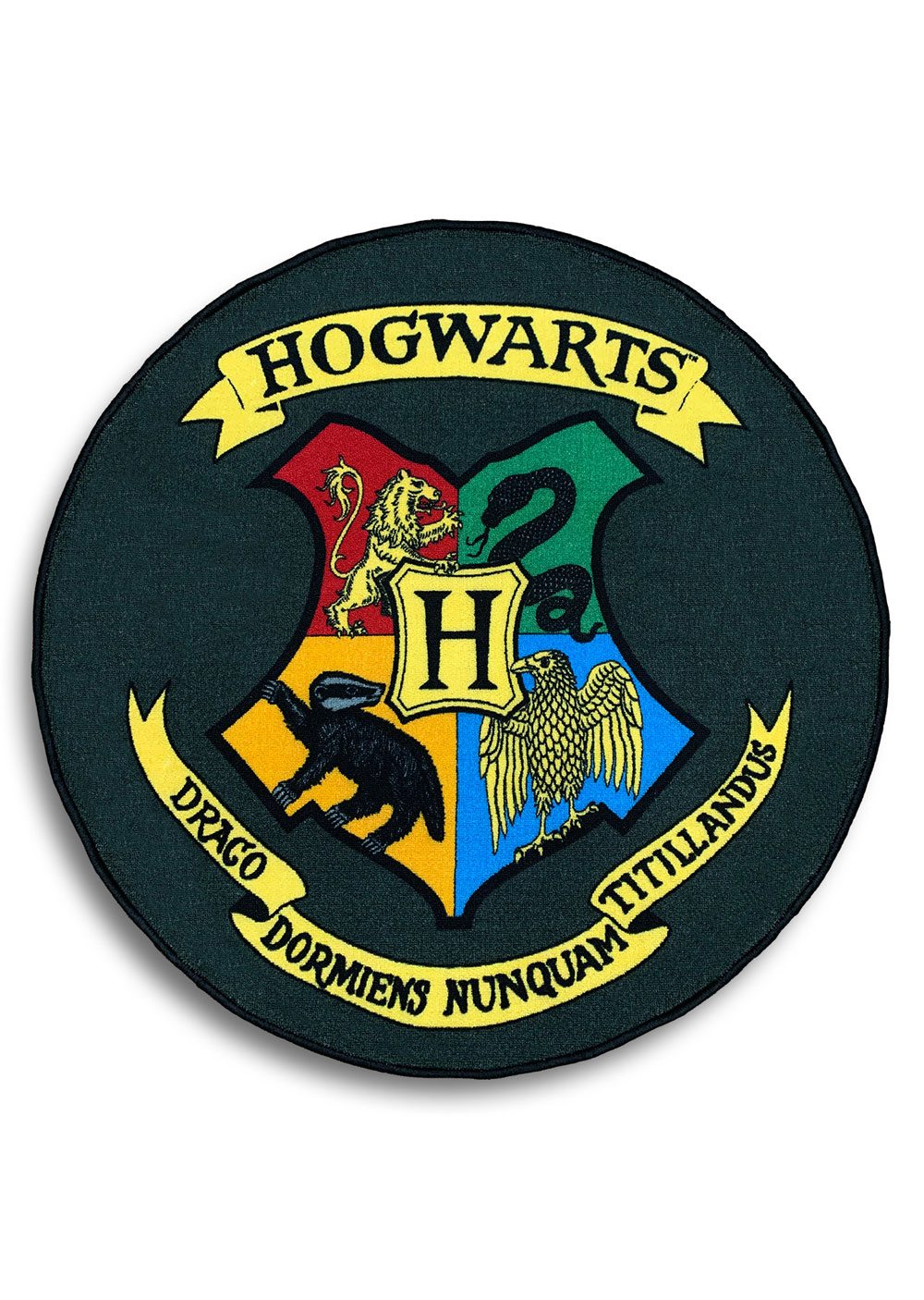AUF BESTELLUNG Harry Potter Teppich Hogwarts Schild 100 x 100 cm *SONDERPREIS* AUSVERKAUFT