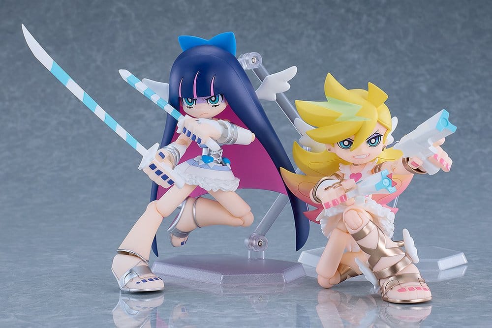 PREORDINE+ 10/2027 New Panty & Stocking with Garterbelt Figma Action Figures 2-Pack Panty & Stocking: Angel ver. 12 cm