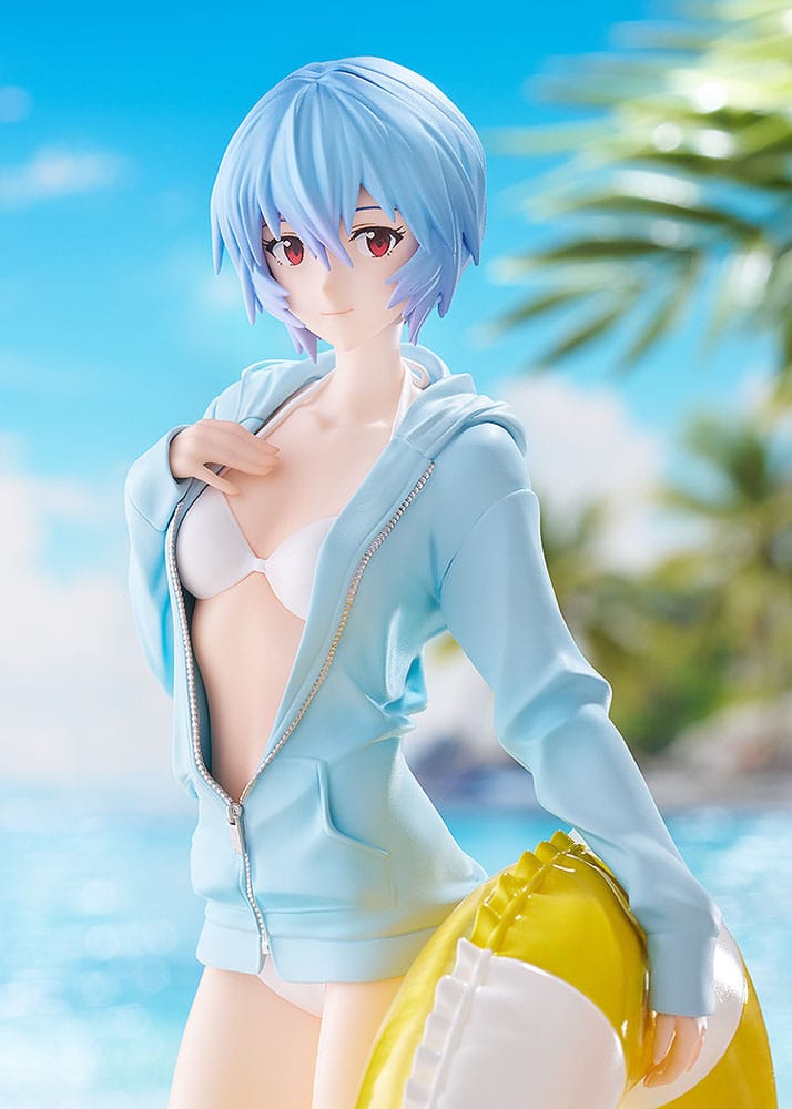 PREORDINE 11/2025 Rebuild of Evangelion Pop Up Parade L PVC Statue Beach Queens: Rei Ayanami 22 cm (PREORDINE NON CANCELLABILE)