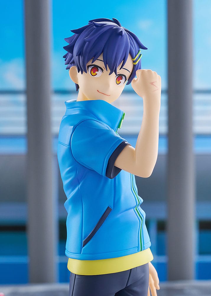 SU ORDINAZIONE Gridman Universe Pop Up Parade PVC Statue Yomogi Asanaka L Size 23 cm            