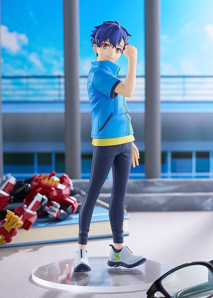 SU ORDINAZIONE Gridman Universe Pop Up Parade PVC Statue Yomogi Asanaka L Size 23 cm            
