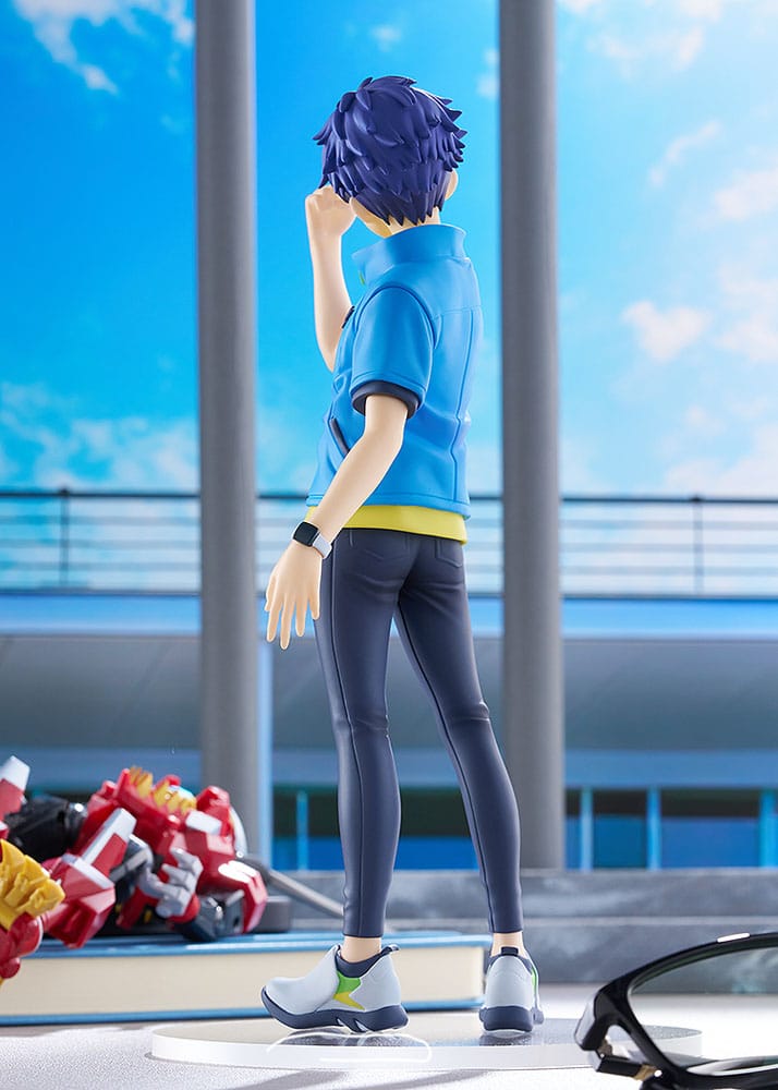 SU ORDINAZIONE Gridman Universe Pop Up Parade PVC Statue Yomogi Asanaka L Size 23 cm            