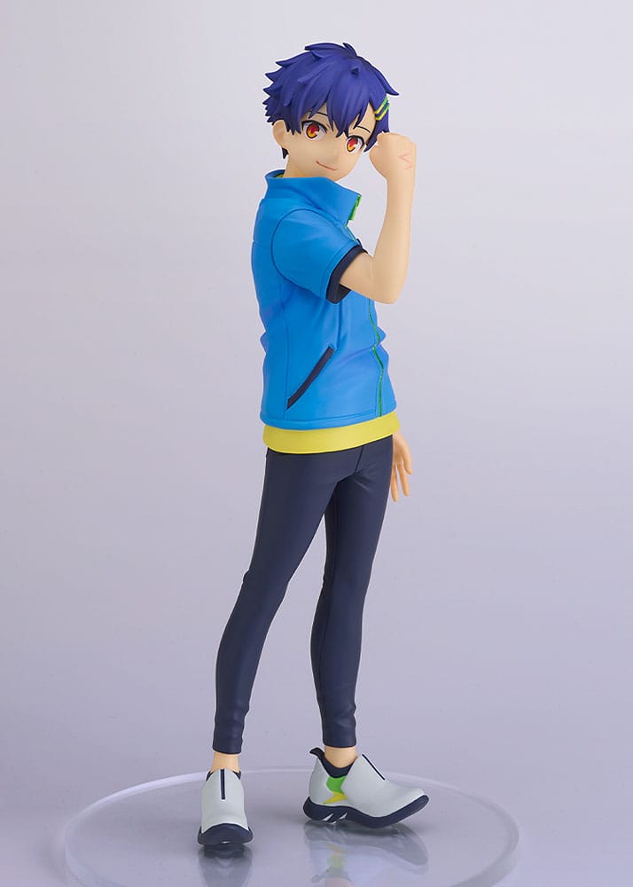 SU ORDINAZIONE Gridman Universe Pop Up Parade PVC Statue Yomogi Asanaka L Size 23 cm            