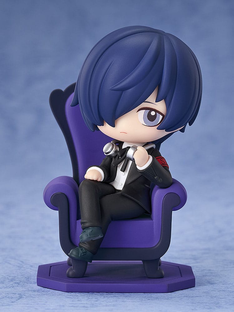 PREORDINE+ 11/2025 Persona 3 Portable PVC Statue Qset P3P Protagonist 8 cm (re-run)