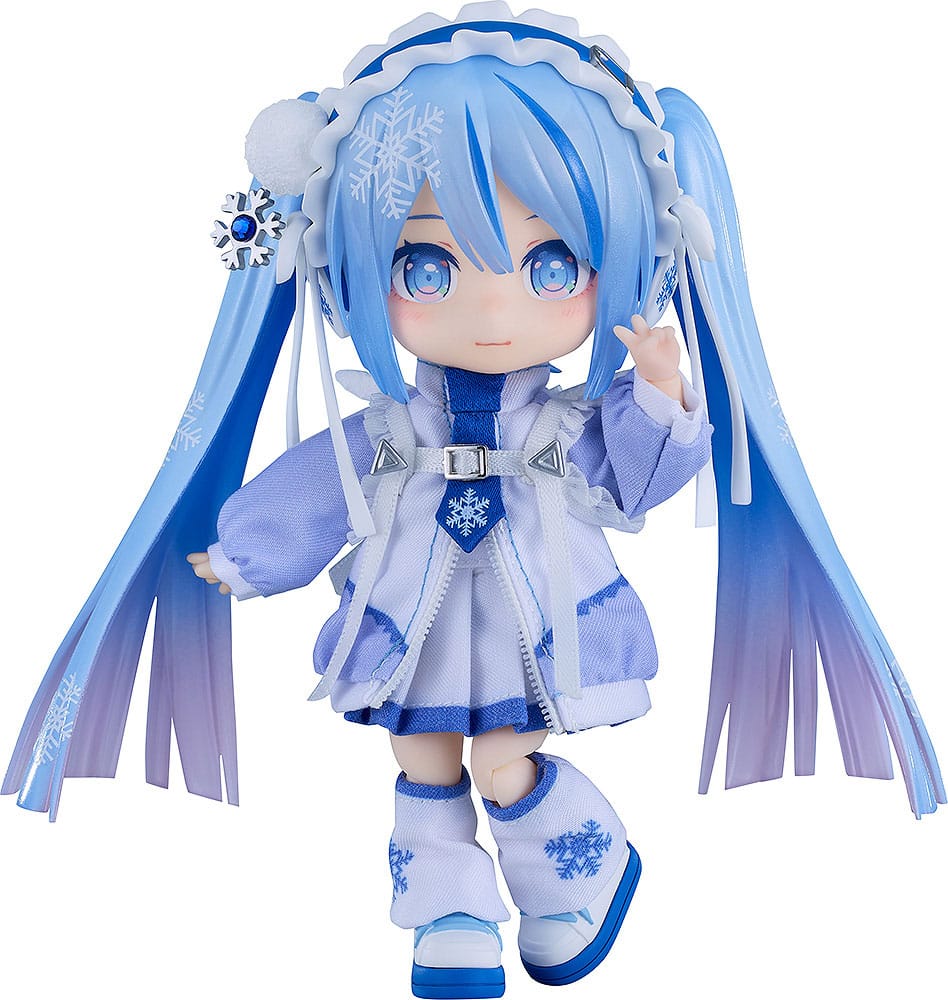 PREORDINE 04/2026 Character Vocal Series 01: Hatsune Mik Nendoroid Doll Action Figure Snow Miku: Yukiiro Pop Ver. 14 cm  (PREORDINE NON CANCELLABILE)