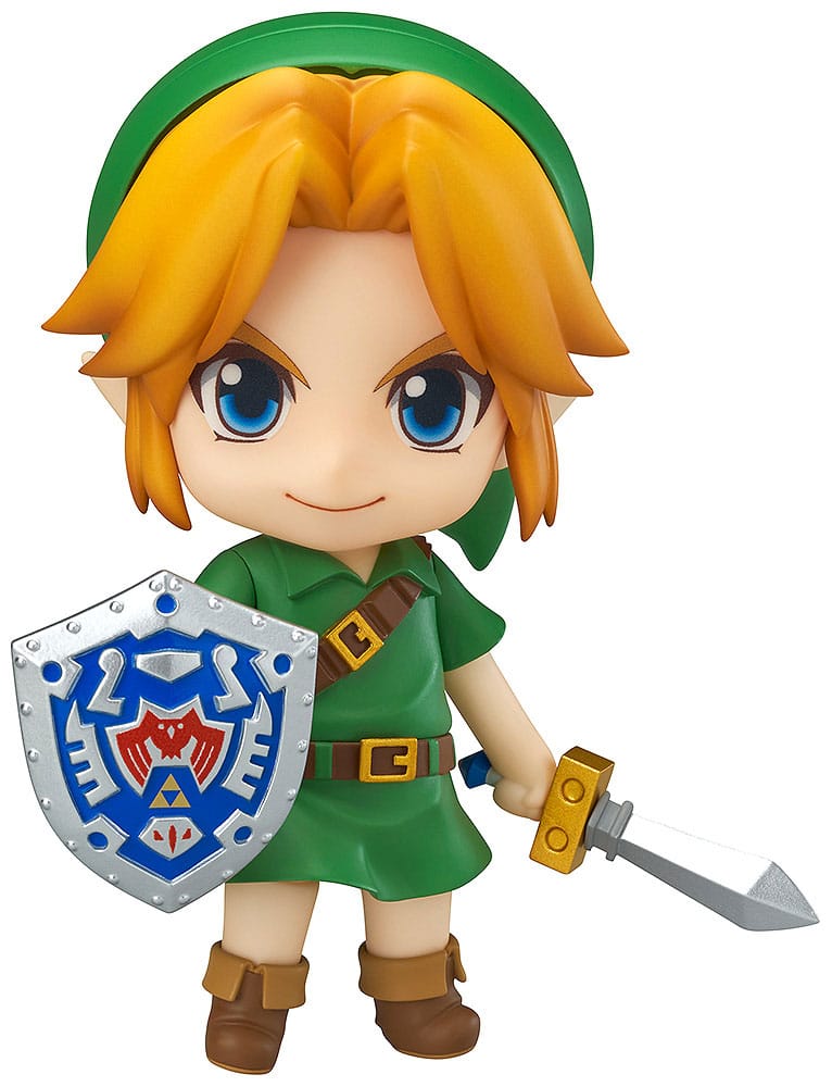 SU ORDINAZIONE The Legend of Zelda Majora's Mask 3D Nendoroid Action Figure Link Majora's Mask 3D Ver. 10 cm ESAURITO