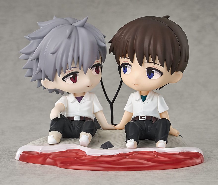 PREORDINE+ 04/2026 Rebuild of Evangelion Chibi Figure Shinji Ikari & Kaworu Nagisa 8 cm