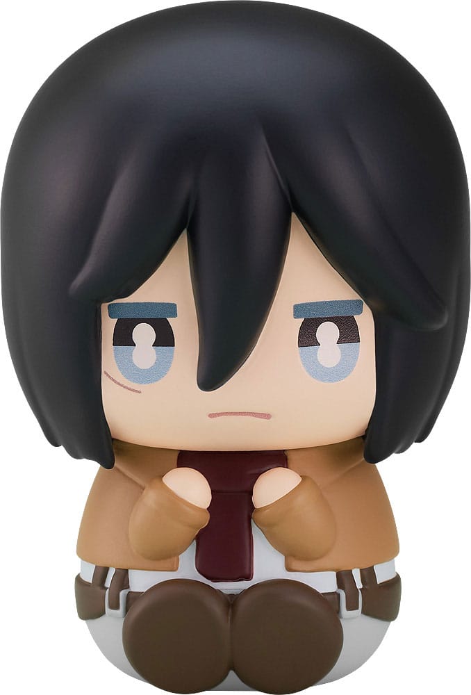 AUF BESTELLUNG GEFERTIGT Attack on Titan Marshmalloid Anti-Stress Figur Mikasa Ackerman 9 cm AUSVERKAUFT