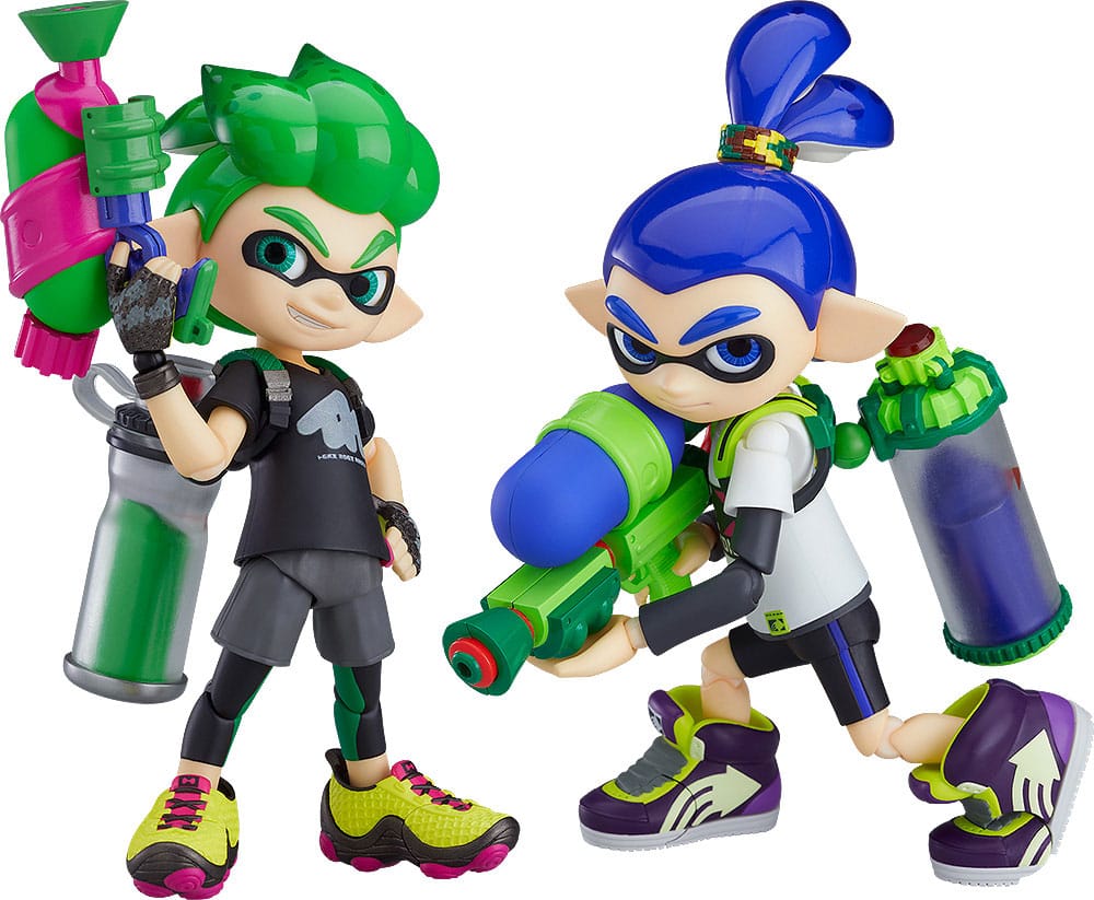 SU ORDINAZIONE Splatoon/Splatoon 2 Figma Action Figure Splatoon Boy DX Edition 10 cm ESAURITO