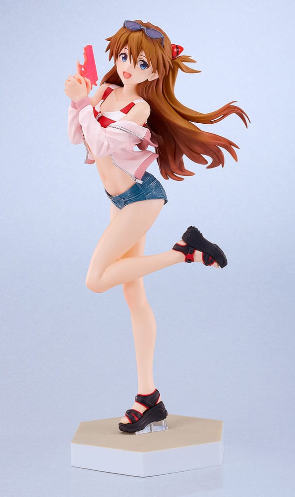 PREORDINE 11/2025 Rebuild of Evangelion Pop Up Parade L PVC Statue Beach Queens: Asuka Shikinami Langley 22 cm (PREORDINE NON CANCELLABILE)
