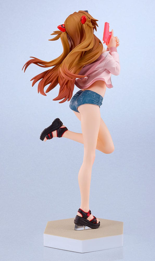 PREORDINE 11/2025 Rebuild of Evangelion Pop Up Parade L PVC Statue Beach Queens: Asuka Shikinami Langley 22 cm (PREORDINE NON CANCELLABILE)