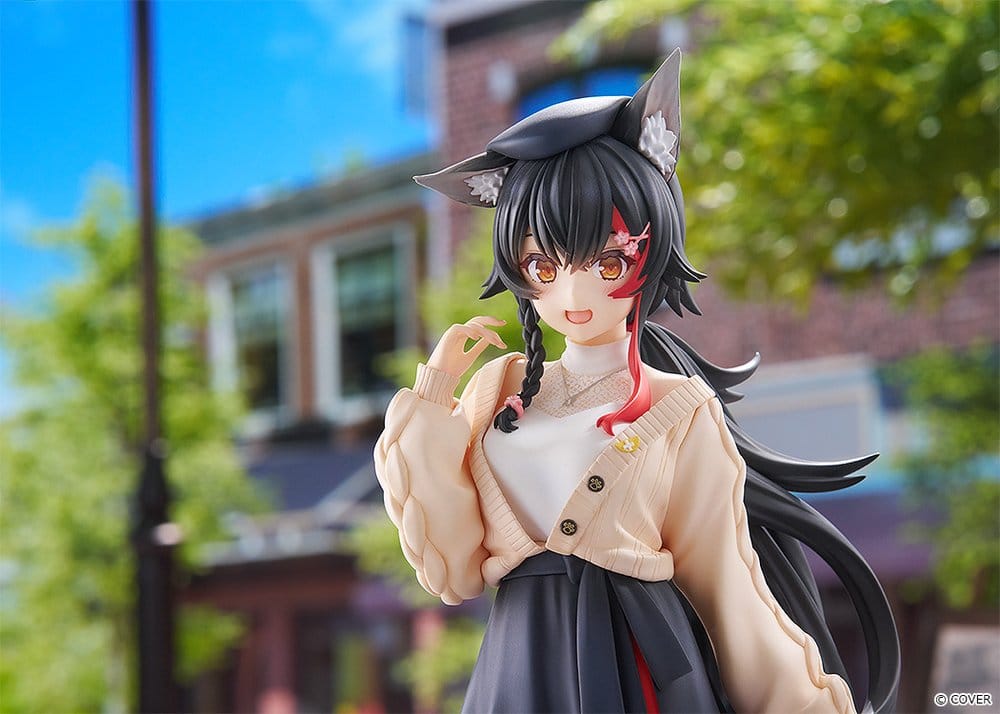 PREORDINE+ 12/2027 Hololive Production G.S. Collection PVC Figure 1/7 Ookami Mio Date Style - Street Outfit Ver. 24 cm