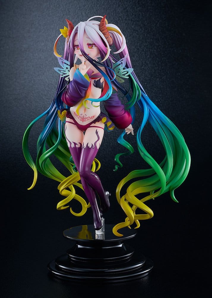 PREORDINE+ 09/2027 No Game No Life PVC Figure 1/7 Black Shiro 26 cm