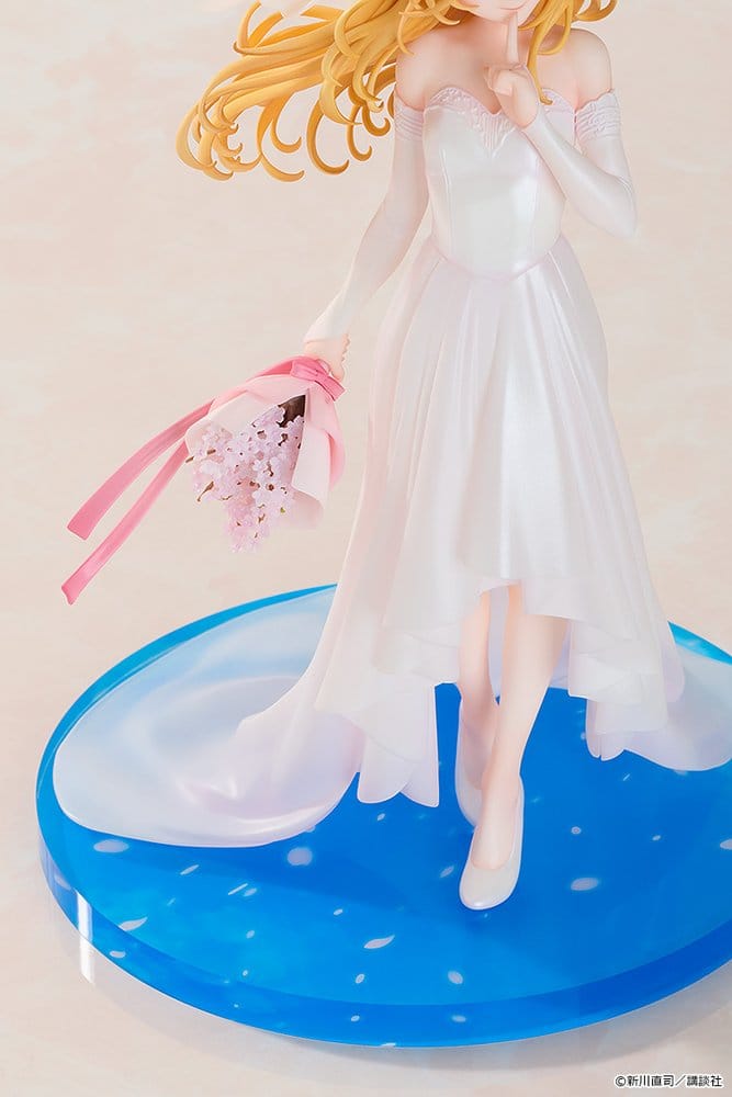 PREORDINE+ 10/2027 Your Lie in April G.S. Collection PVC Figure 1/7 Kaori Miyazono Wedding Dress Ver. 22 cm
