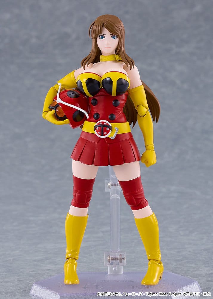 PREORDINE+ 08/2027 Tojima Wants to Be a Kamen Rider Figma Action Figure Yuriko Okada (Electro-Wave Human Tackle Ver.) 14 cm