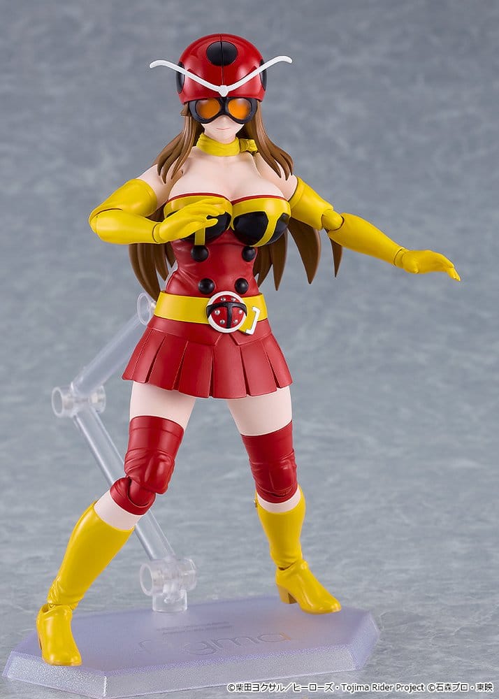 PREORDINE+ 08/2027 Tojima Wants to Be a Kamen Rider Figma Action Figure Yuriko Okada (Electro-Wave Human Tackle Ver.) 14 cm