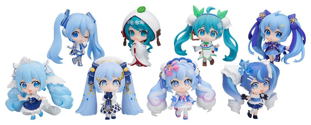 PREORDINE+ 05/2027 Character Vocal Series 01: Hatsune Miku Mini Figure Snow Miku All Stars Figure Collection Vol. 2 8 cm Blind Box Assortment (8)