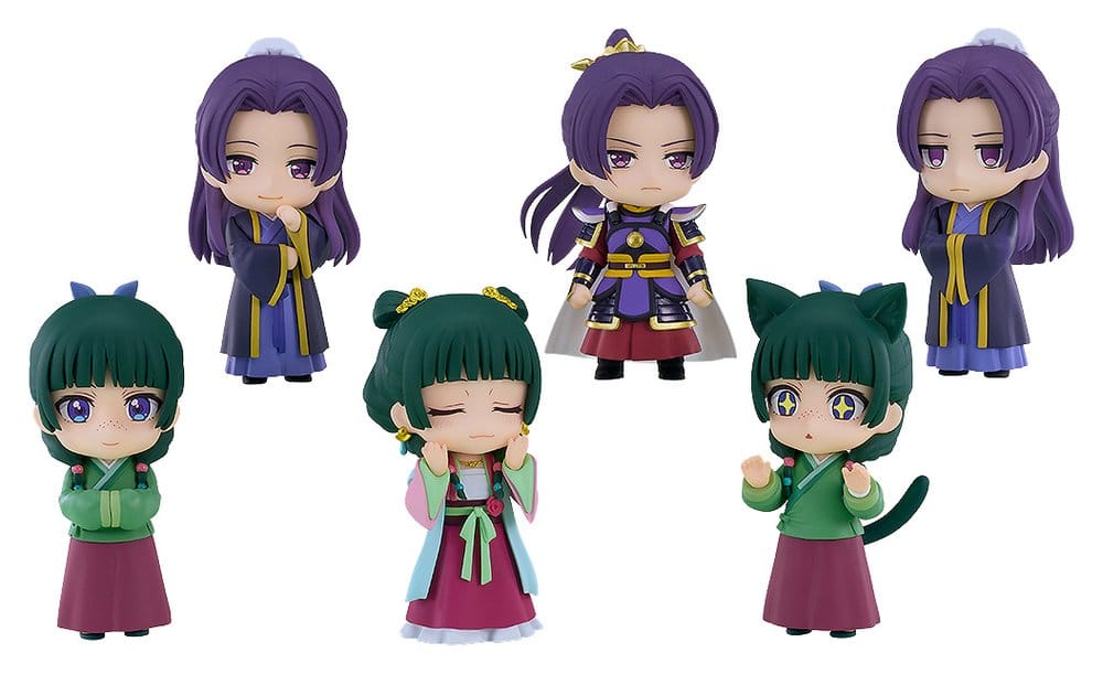 PREORDINE+ 06/2027 The Apothecary Diaries Nendoroid Surprise Mini Figures Maomao & Jinshi Collection 7 cm Blind Box Display (6)