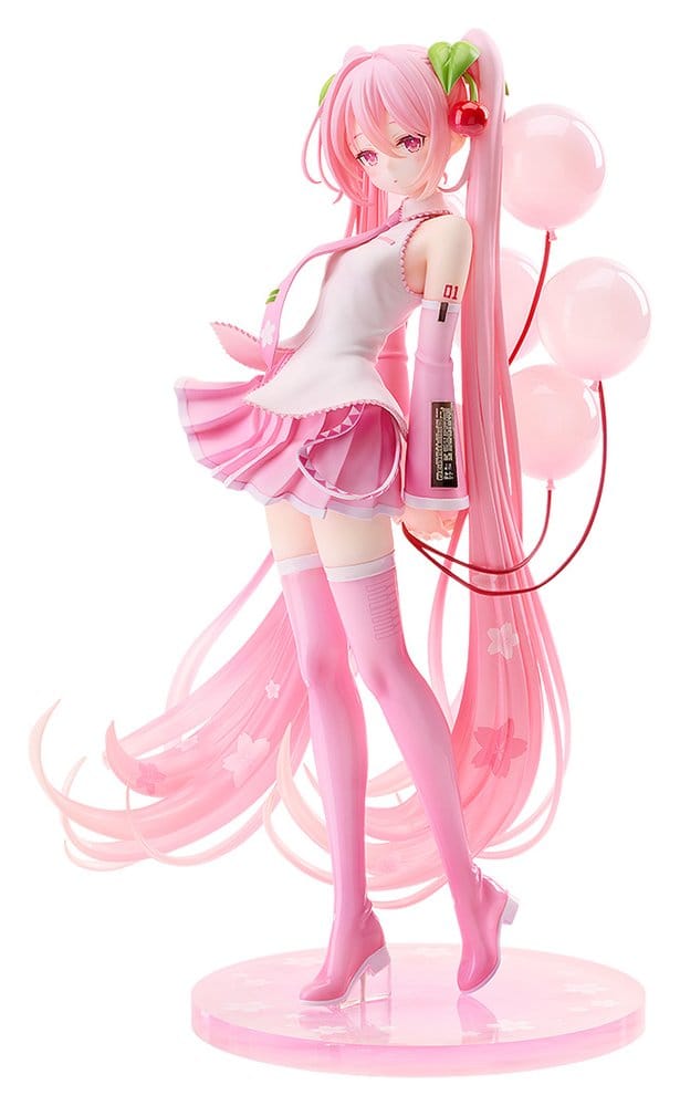PREORDINE+ 03/2028 Character Vocal Series 01: Hatsune Miku G.S. Collection [SC] PVC Figure 1/7 Sakura Miku: GSC Illustration Contest Ver. 26 cm