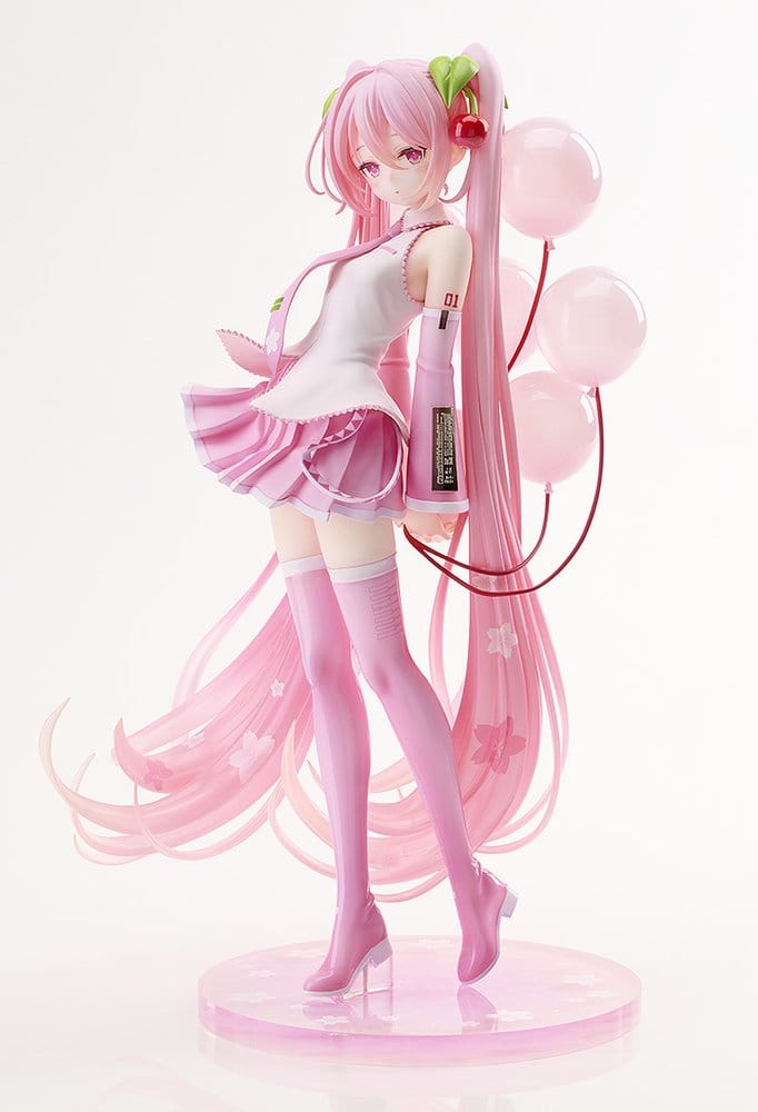 PREORDINE+ 03/2028 Character Vocal Series 01: Hatsune Miku G.S. Collection [SC] PVC Figure 1/7 Sakura Miku: GSC Illustration Contest Ver. 26 cm