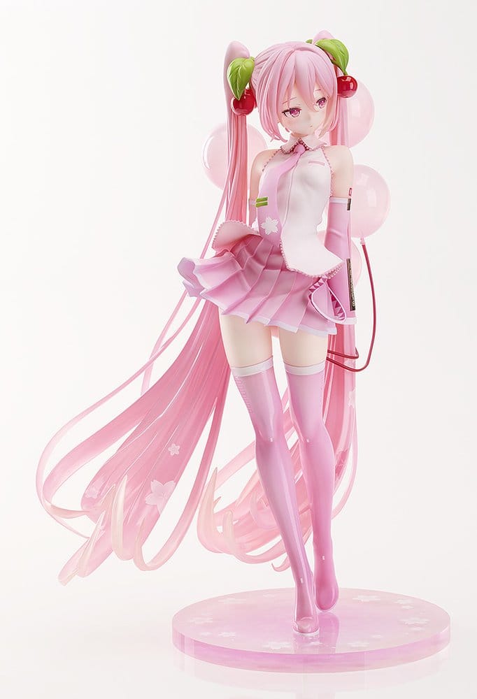 PREORDINE+ 03/2028 Character Vocal Series 01: Hatsune Miku G.S. Collection [SC] PVC Figure 1/7 Sakura Miku: GSC Illustration Contest Ver. 26 cm