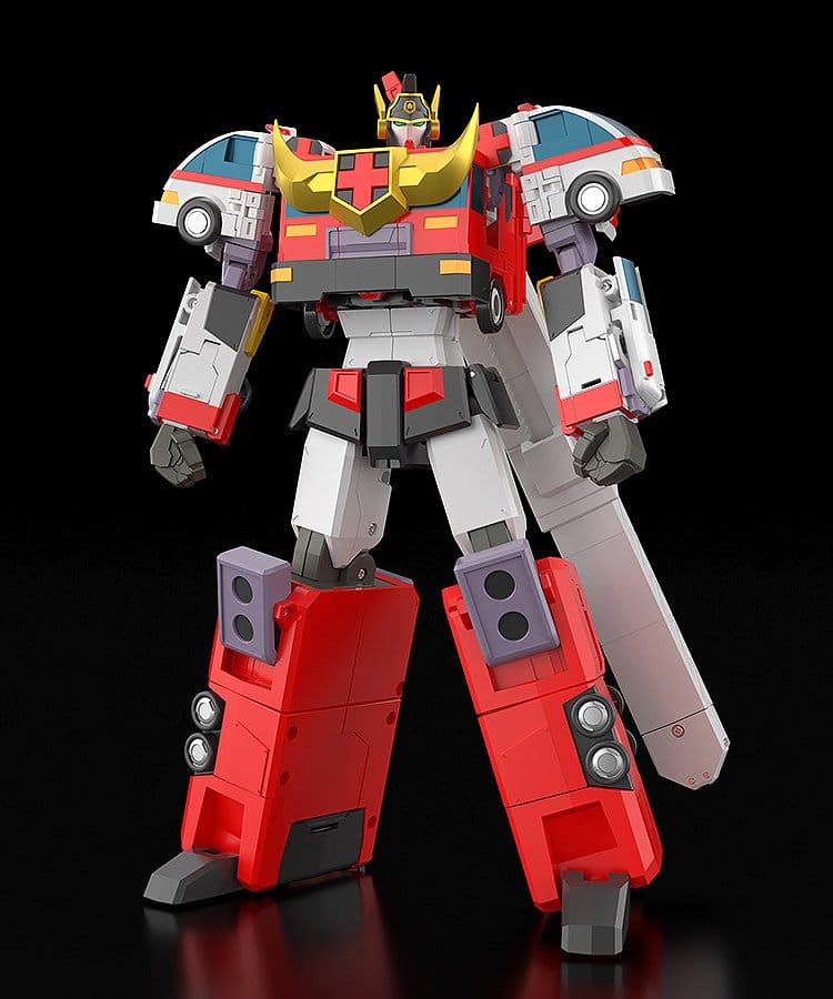 PREORDINE+ 12/2027 Brave Police J-Decker Action Figure The Gattai Duke Fire 25 cm