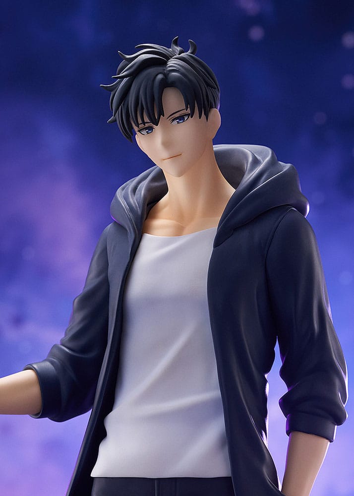 SU ORDINAZIONE Solo Leveling Pop Up Parade PVC Statue Sung Jinwoo L Size 24 cm                