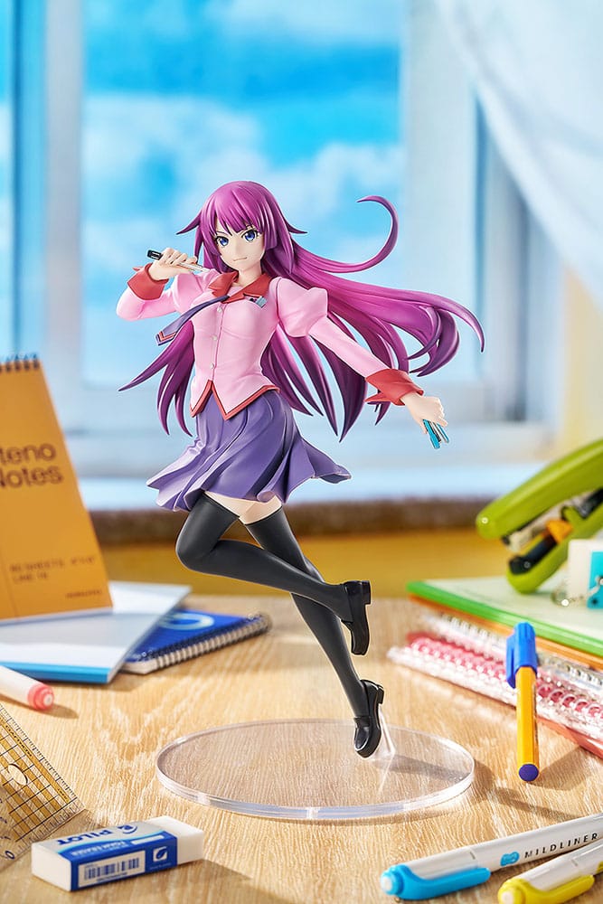 PREORDINE+ 09/2026 Monogatari Series Pop Up Parade PVC Statue Hitagi Senjyogahara L Size 23 cm