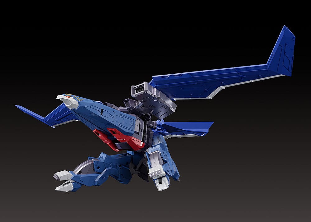 SU ORDINAZIONE Dancouga - Super Beast Machine God Diecast / PVC Action Figure The Gattai Black Wing 20 cm   