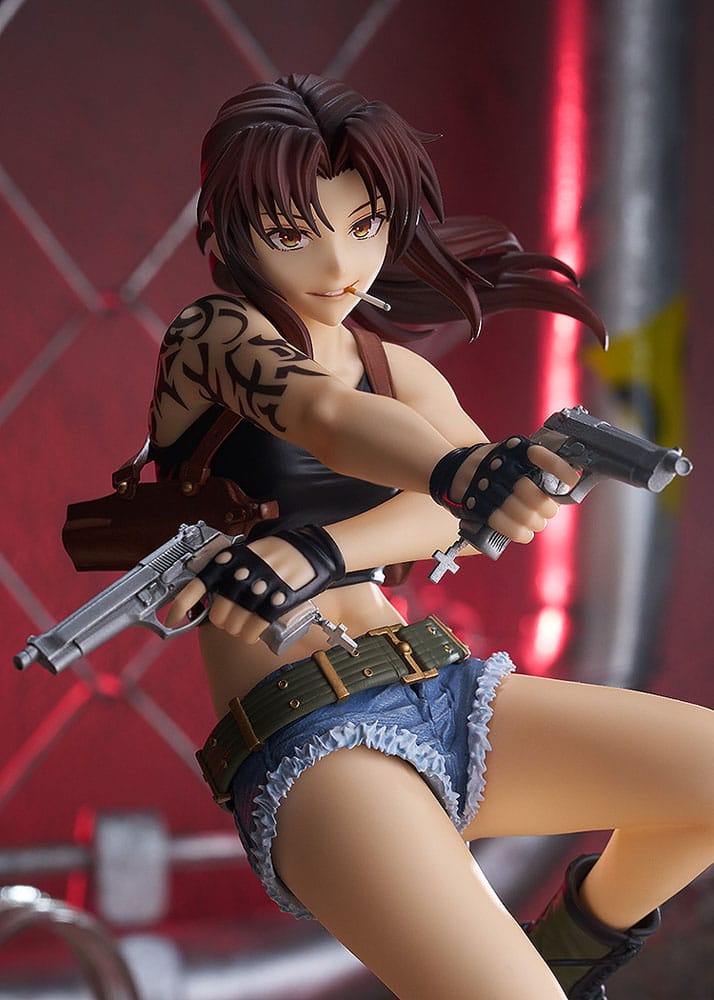 PREORDINE+ 05/2026 Black Lagoon Pop Up Parade PVC Statue Revy L Size 21 cm
