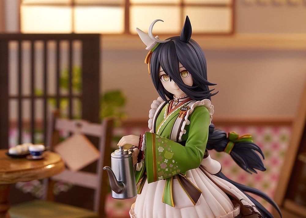 PREORDINE+ 06/2027 Uma Musume Pretty Derby PVC Statue 1/7 Manhattan Cafe Willow-Green Evening 24 cm