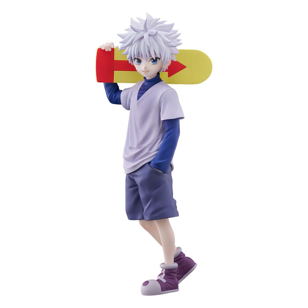 PREORDINE+ 05/2026 Hunter x Hunter  Pop Up Parade PVC Statue Killua Zoldyck/Killua Zaoldyeck L Size 21 cm