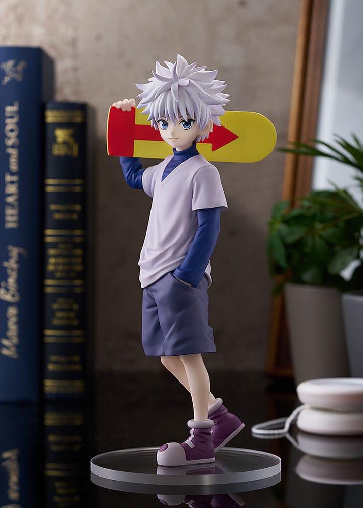 PREORDINE+ 05/2026 Hunter x Hunter  Pop Up Parade PVC Statue Killua Zoldyck/Killua Zaoldyeck L Size 21 cm