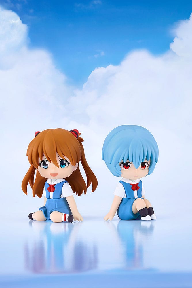 VORBESTELLUNG+ 06/2026 Rebuild of Evangelion Rubber Maskottchen Nendroid Plus Minifigur Asuka Shikinami Langley 8 cm