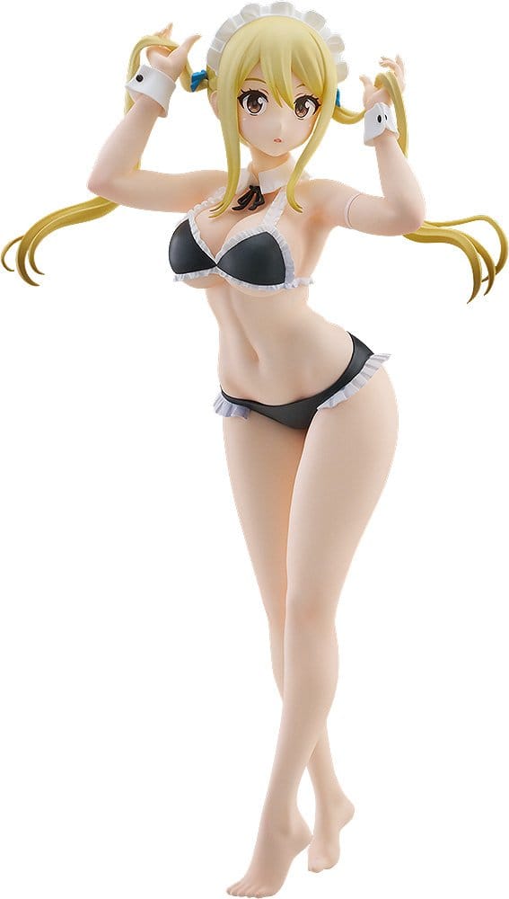 SU ORDINAZIONE Fairy Tail 100 Years Quest Beach Queens Pop Up Parade PVC Statue Lucy Heartfilia: Virgo Form Swimsuit Ver. L Size 23 cm 