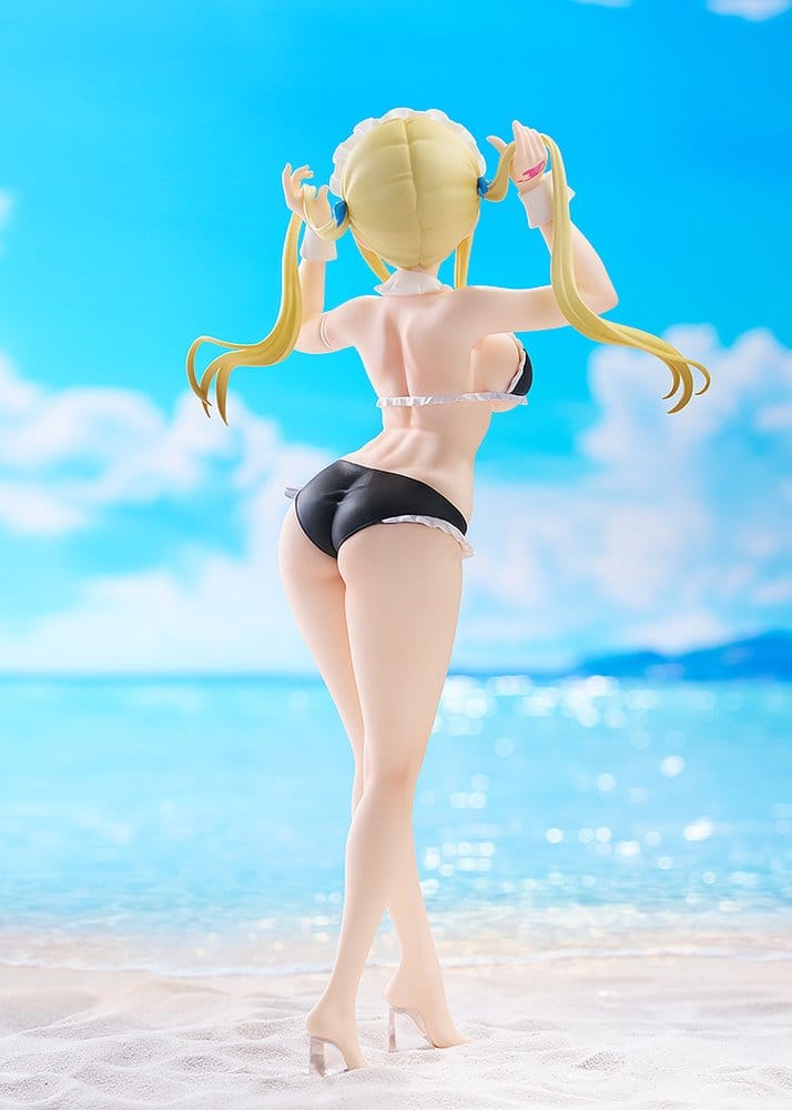 SU ORDINAZIONE Fairy Tail 100 Years Quest Beach Queens Pop Up Parade PVC Statue Lucy Heartfilia: Virgo Form Swimsuit Ver. L Size 23 cm 
