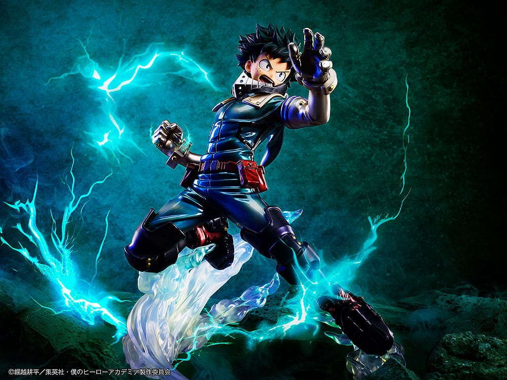 SU ORDINAZIONE My Hero Academia PVC Statue 1/4 Izuku Midoriya: Metallic Ver. 35 cm