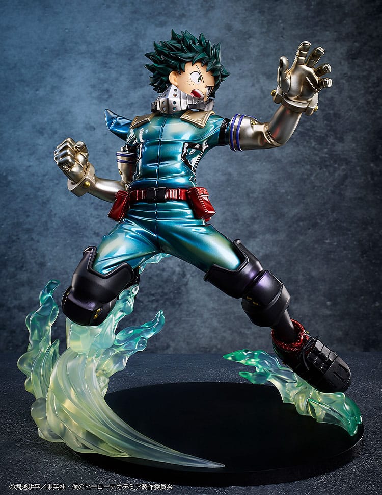 SU ORDINAZIONE My Hero Academia PVC Statue 1/4 Izuku Midoriya: Metallic Ver. 35 cm