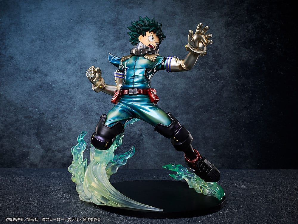 SU ORDINAZIONE My Hero Academia PVC Statue 1/4 Izuku Midoriya: Metallic Ver. 35 cm