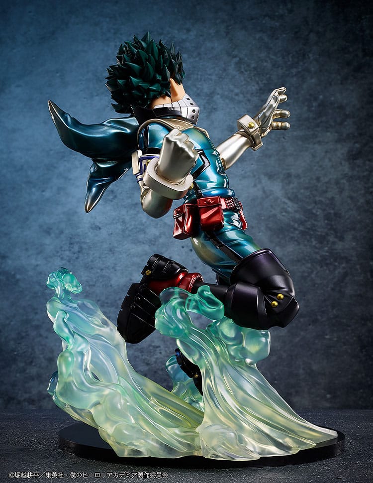 SU ORDINAZIONE My Hero Academia PVC Statue 1/4 Izuku Midoriya: Metallic Ver. 35 cm