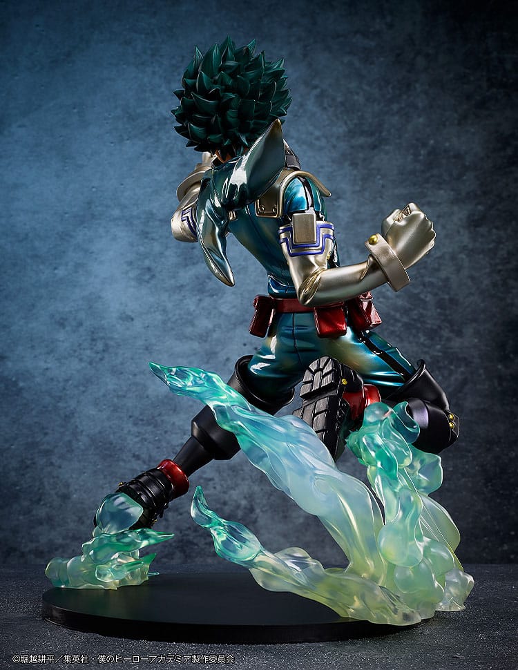 SU ORDINAZIONE My Hero Academia PVC Statue 1/4 Izuku Midoriya: Metallic Ver. 35 cm