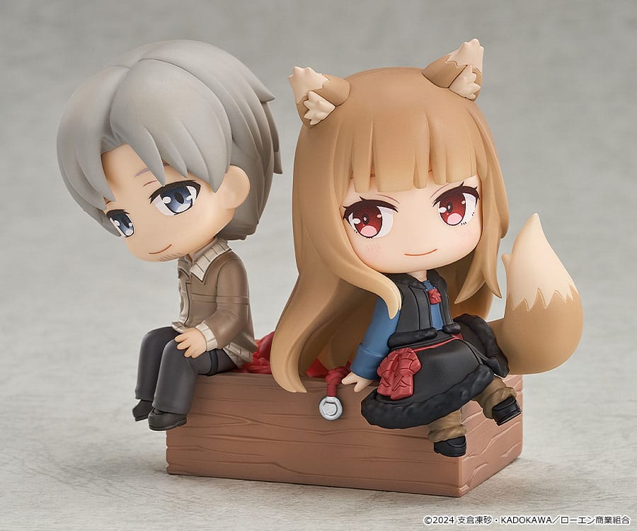 SU ORDINAZIONE Spice and Wolf: Merchant Meets the Wise Wolf Mini Memory Mini Figure Lawrence & Holo 8 cm