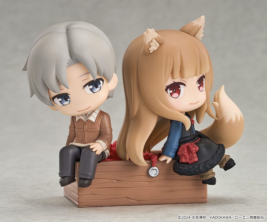 SU ORDINAZIONE Spice and Wolf: Merchant Meets the Wise Wolf Mini Memory Mini Figure Lawrence & Holo 8 cm